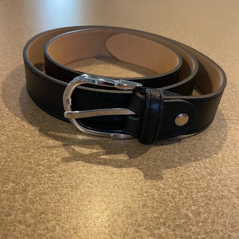 Vivian of Holloway Black Leather Belt